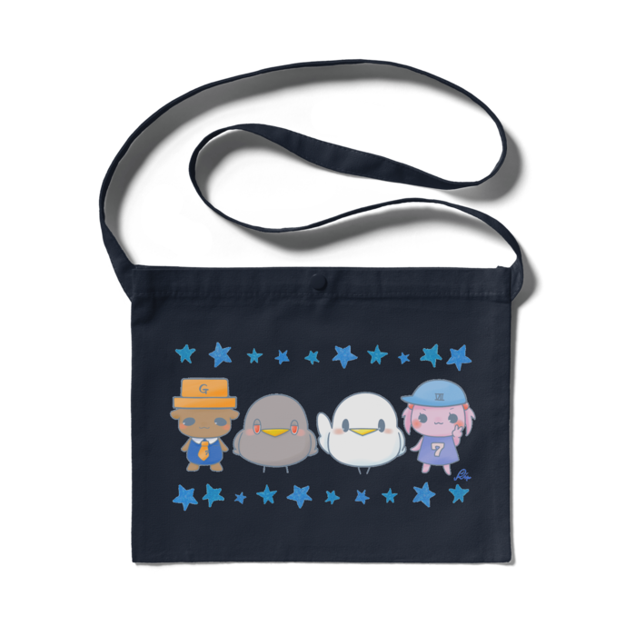 サコッシュ ネイビー