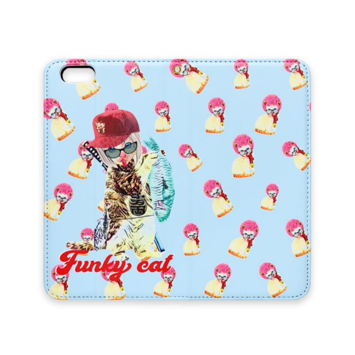 手帳型iPhoneケース（ベルトなし） - iPhone 6 Plus / 6s Plus - ストラップ穴 あり