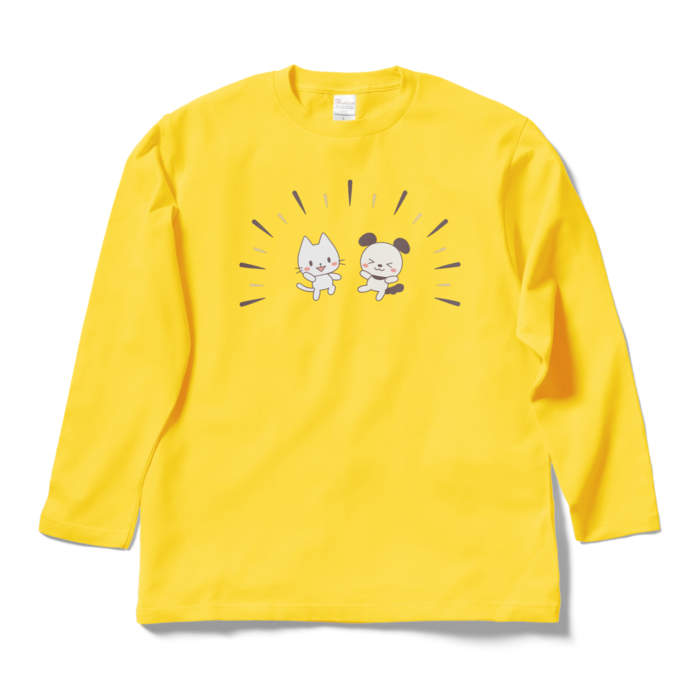 ロングスリーブTシャツ　黄色　L