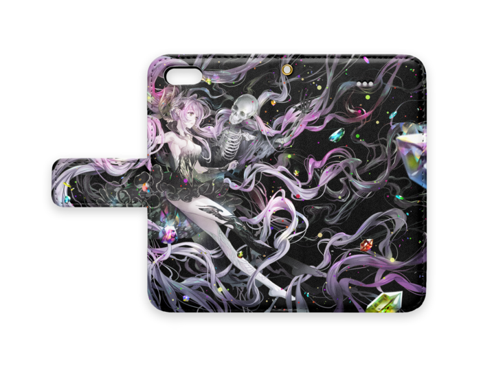 手帳型iPhoneケース - iPhone 5 / SE - ストラップ穴 あり