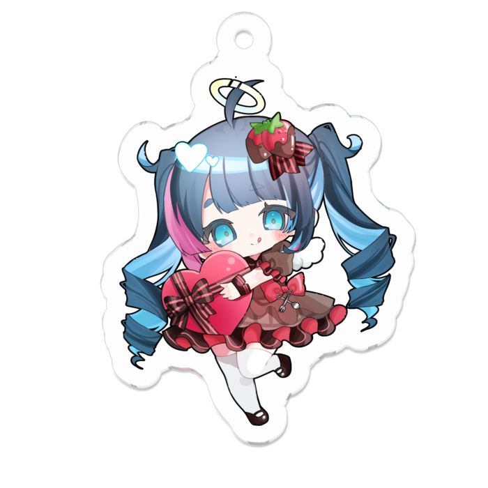 アクリルキーホルダー - 50 x 50 (mm)