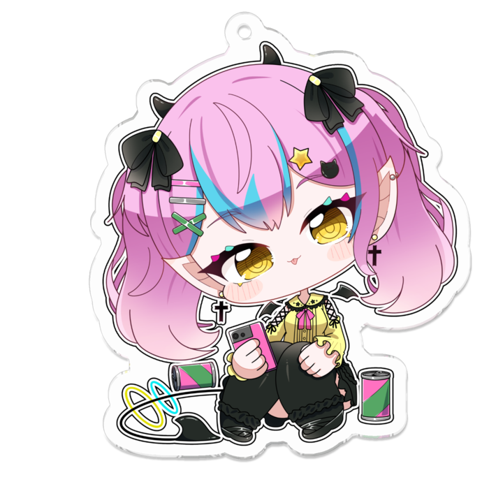 アクリルキーホルダー - 70 x 70 (mm)