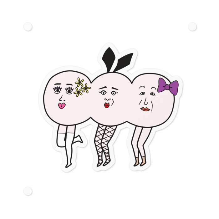 ステッカー - 100 x 100 (mm)