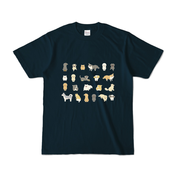 カラーTシャツ　紺　S