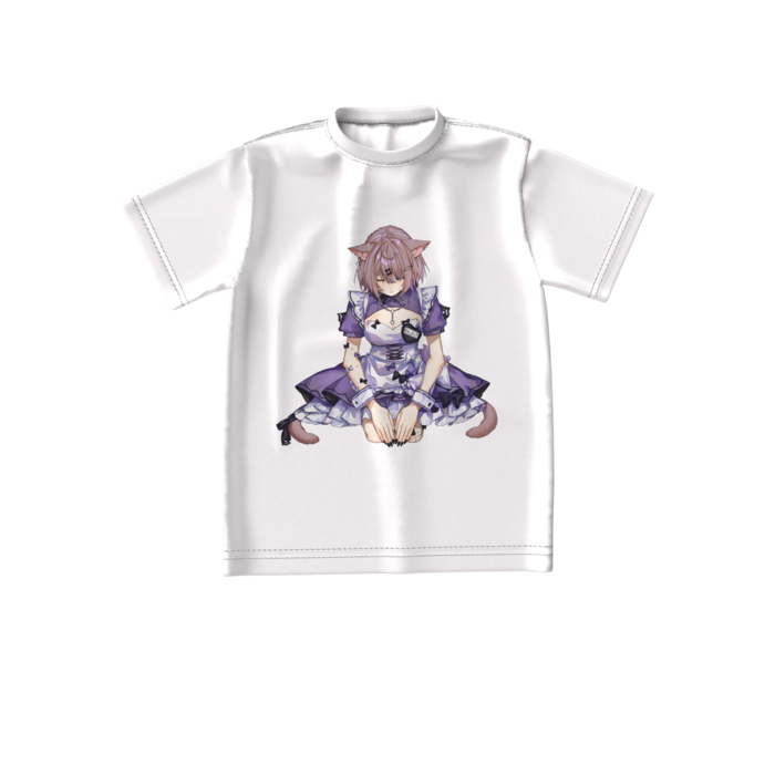 【塗りこみ】ビッグシルエットTシャツ【白/S】