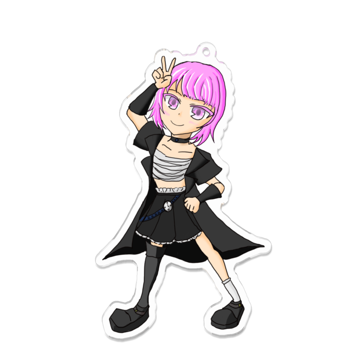 アクリルキーホルダー - 100 x 100 (mm)