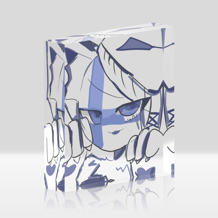 アクリルブロック - 100x100mm