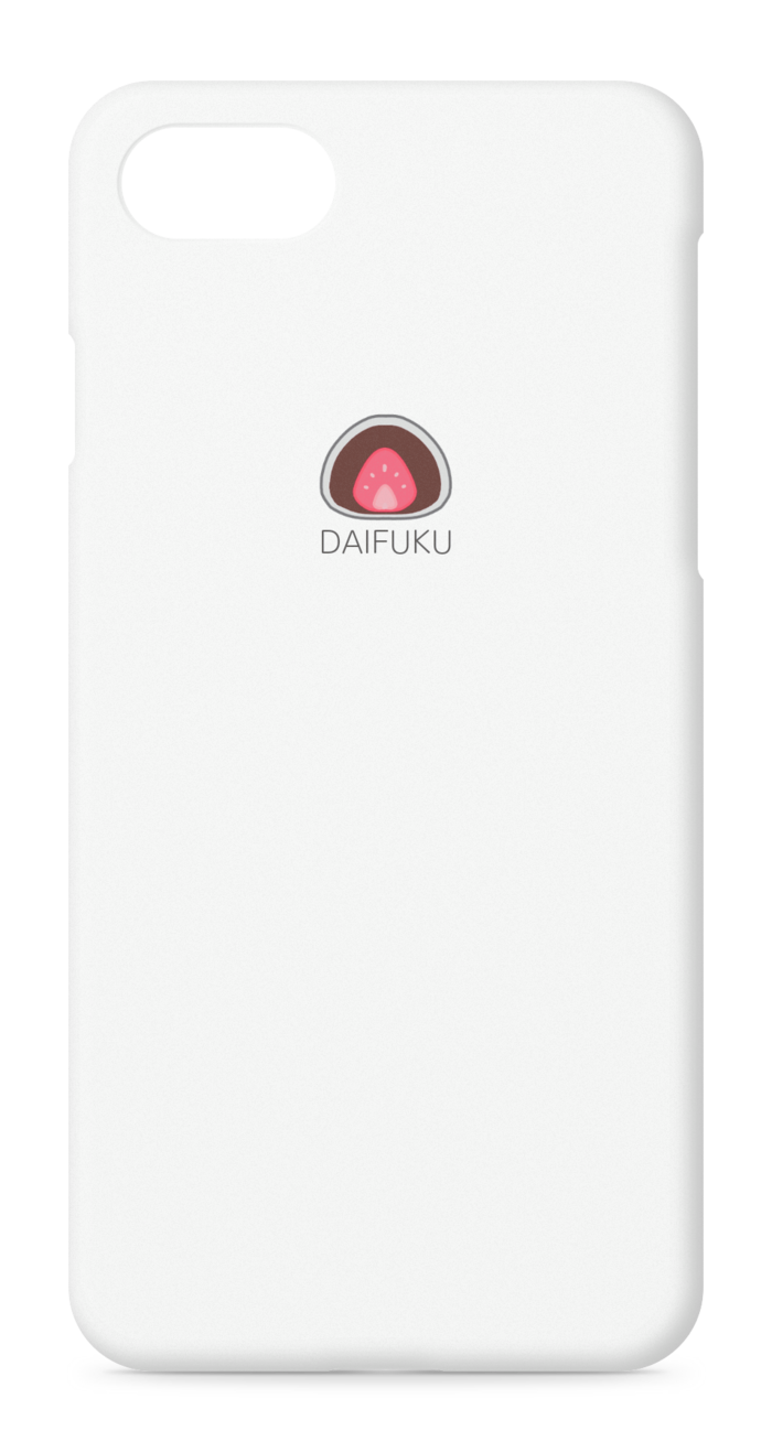 いちご大福なiphoneケース ホワイト 天井もの Booth