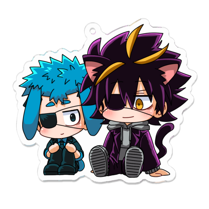 アクリルキーホルダー（コーティング） - 70 x 70 (mm)