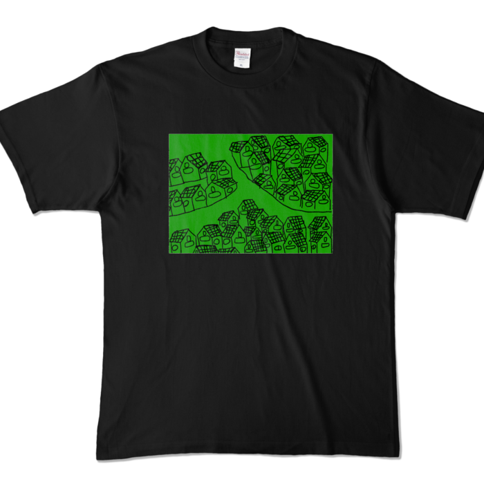 カラーTシャツ - XL - ブラック (濃色)