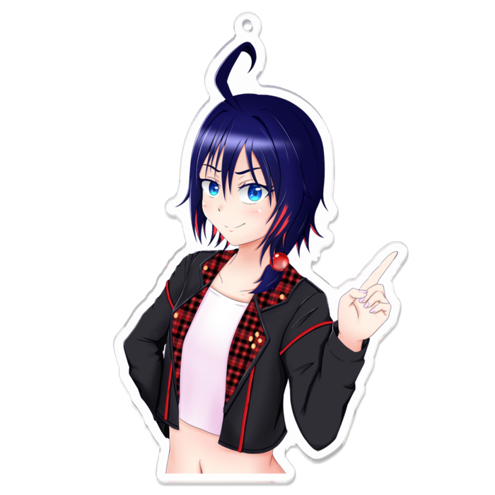 アクリルキーホルダー（コーティング） - 100 x 100 (mm)