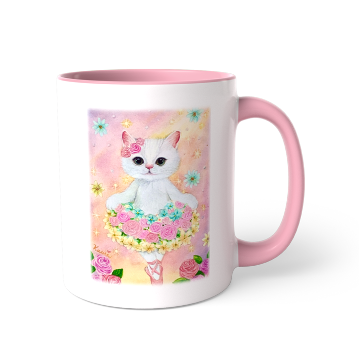 ツートンカラーマグカップ - 直径 8.2cm / 高さ 9.5cm