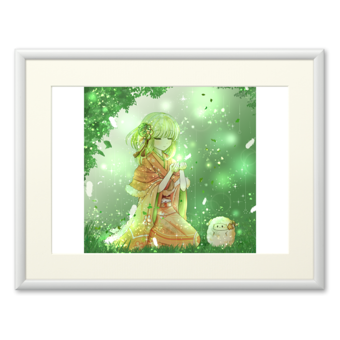 ひつじと初夏の木漏れ日 - A2