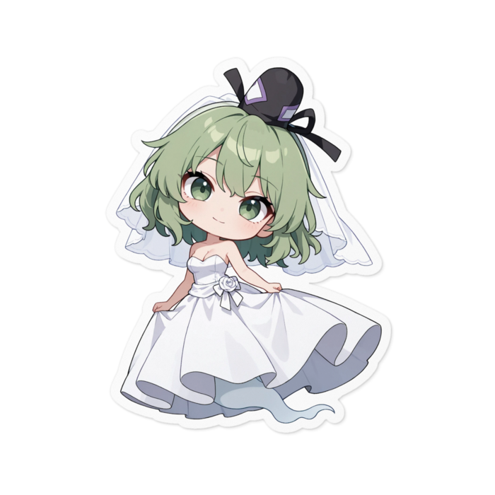 ステッカー - 100 x 100 (mm)(キャラのみ)