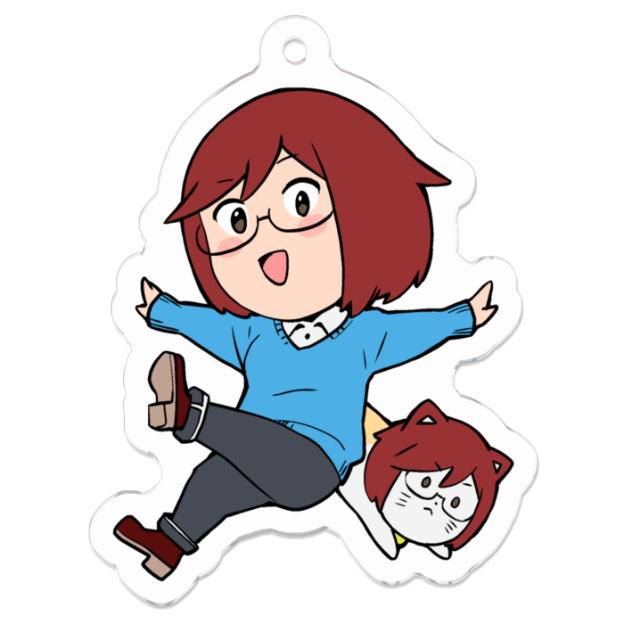 アクリルキーホルダー - 50 x 50 (mm)