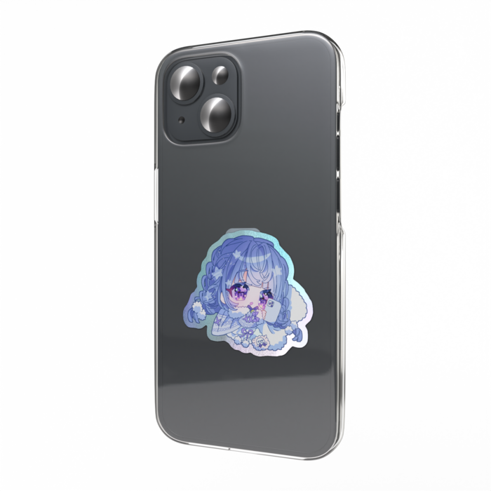 オーロラスマホステッカー - 見てるよ～📱