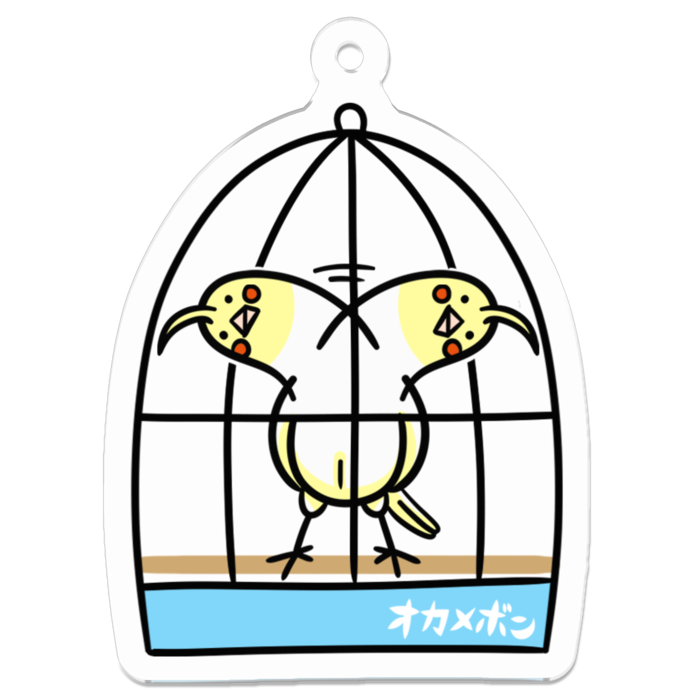 アクリルキーホルダー - 50 x 50 (mm)
