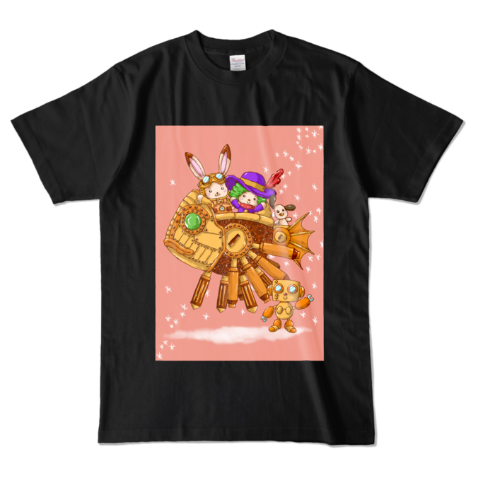 カラーTシャツ - L - ブラック (濃色)