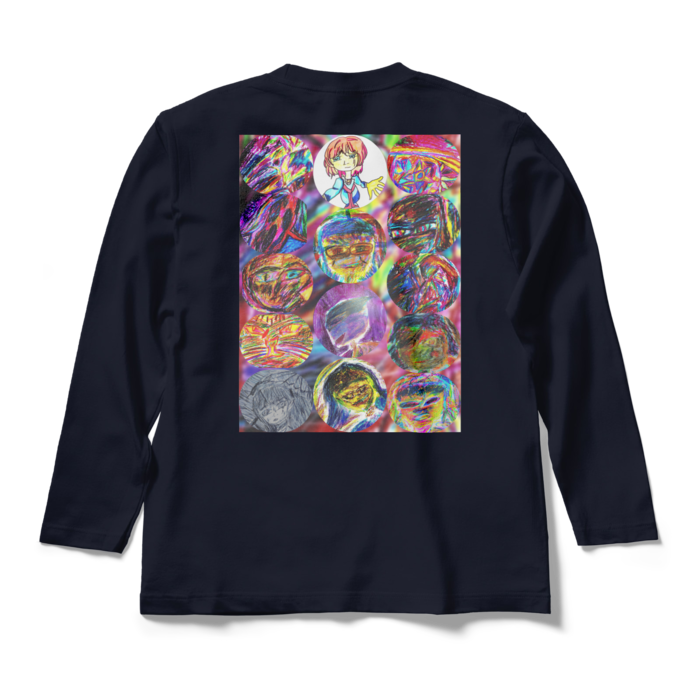ロングスリーブTシャツ - M - ネイビー
