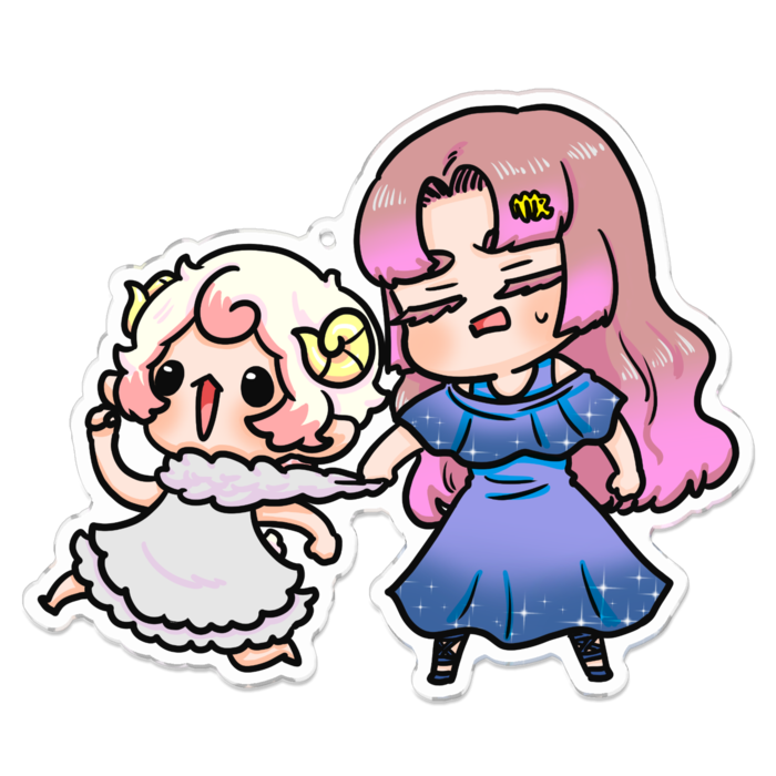 アクリルキーホルダー - 100 x 100 (mm)