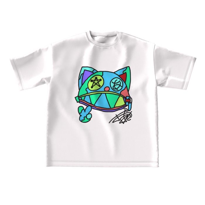 ビッグシルエットTシャツ - L - 両面