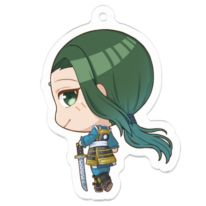 アクリルキーホルダー（コーティング） - 50 x 50 (mm)