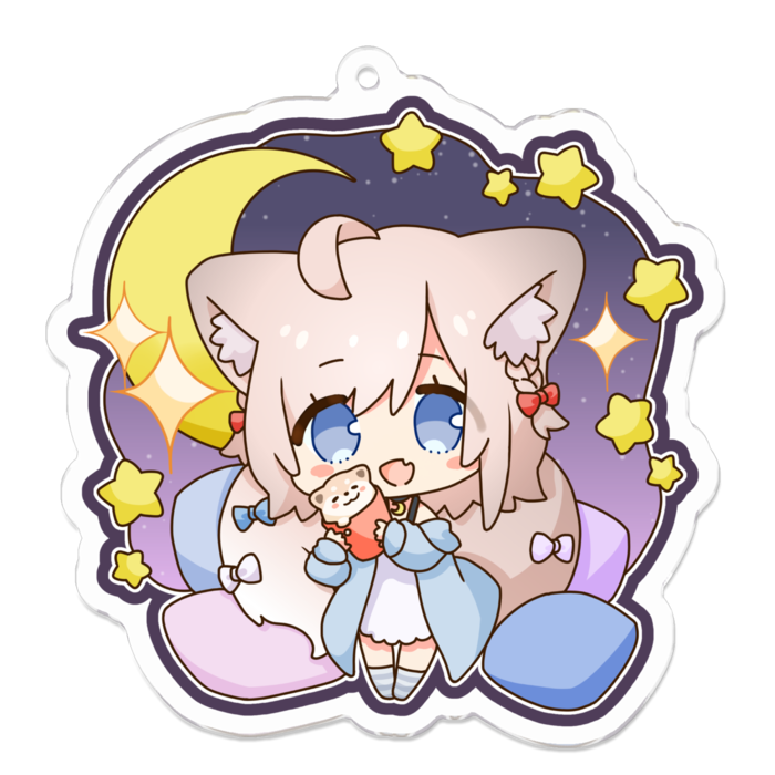 アクリルキーホルダー - 70 x 70 (mm)