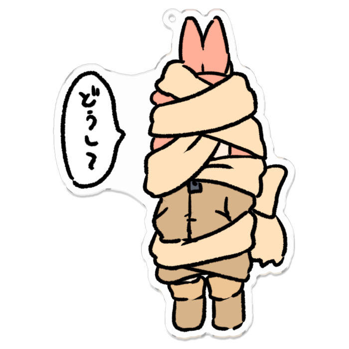 アクリルキーホルダー - 100 x 100 (mm)