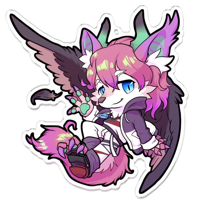 アクリルキーホルダー - 100 x 100 (mm)