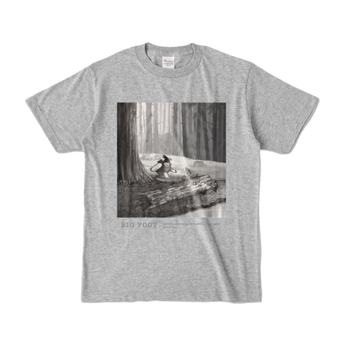 カラーTシャツ - S - 杢グレー (濃色)