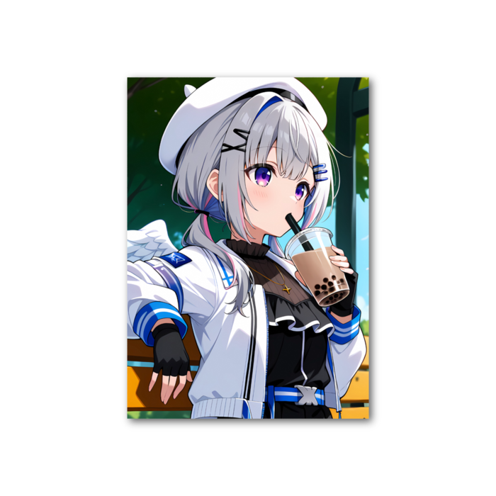 フォト風カード - 縦 - 片面