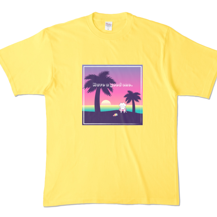 カラーTシャツ - XL - イエロー (濃色)