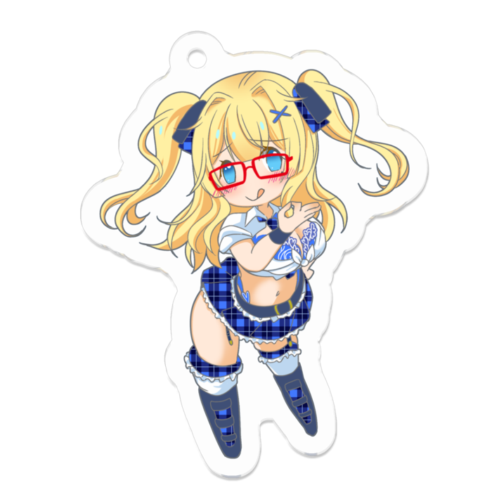 アクリルキーホルダー - 50 x 50 (mm)