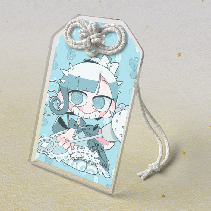 アクリルお守り - 50 × 80mm