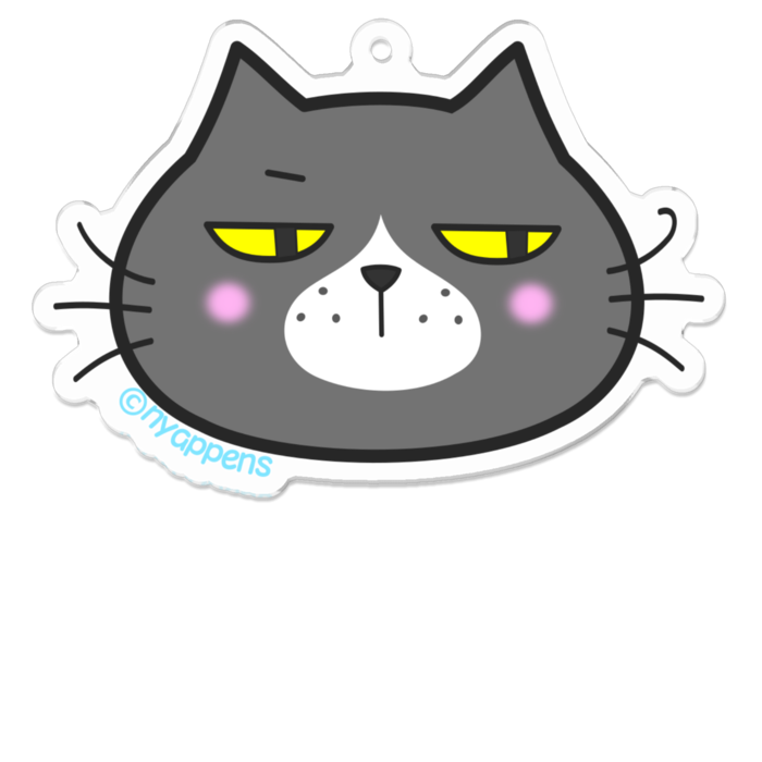 アクリルキーホルダー - 70 x 70 (mm)