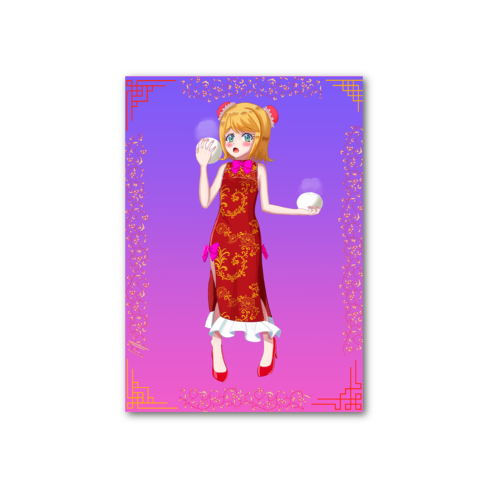 フォト風カード - 縦 - 片面