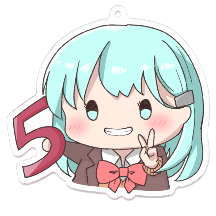 アクリルキーホルダー - 70 x 70 (mm)