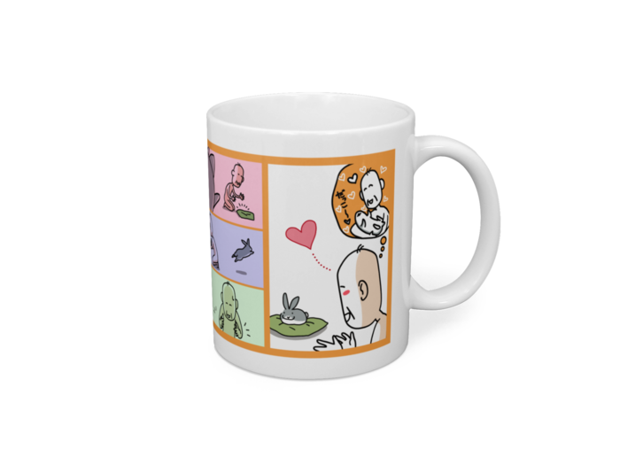 マグカップ - 直径 8 cm / 高さ 9.5 cm