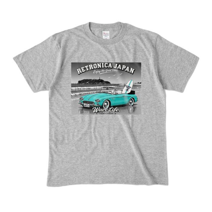 カラーTシャツ - M - 杢グレー (濃色)