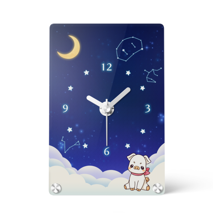 アクリル時計 - 100x148mm