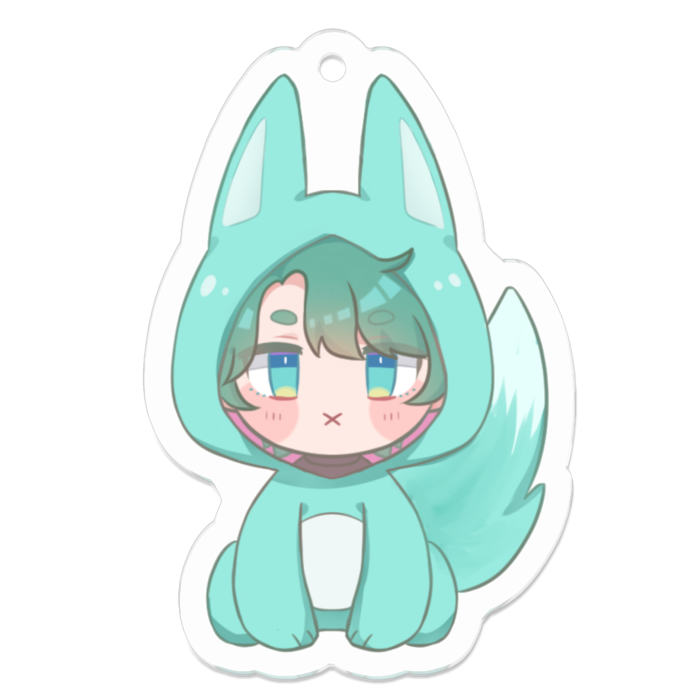 アクリルキーホルダー - 50 x 50 (mm)