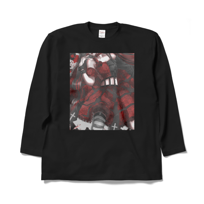ロングスリーブTシャツ - XL - ブラック