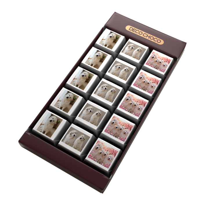 DECOチョコ - 列ごとにデザイン