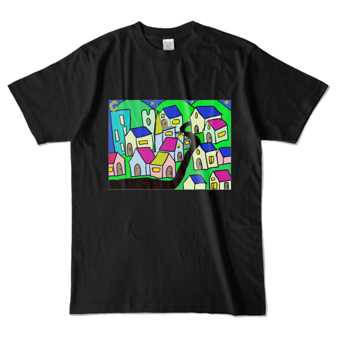 カラーTシャツ - L - ブラック (濃色)