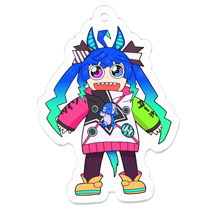 アクリルキーホルダー - 50 x 50 (mm)