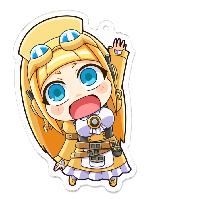 アクリルキーホルダー（コーティング） - 70 x 70 (mm)