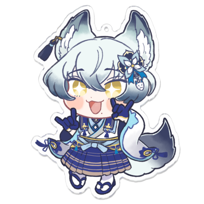 アクリルキーホルダー - 100 x 100 (mm)