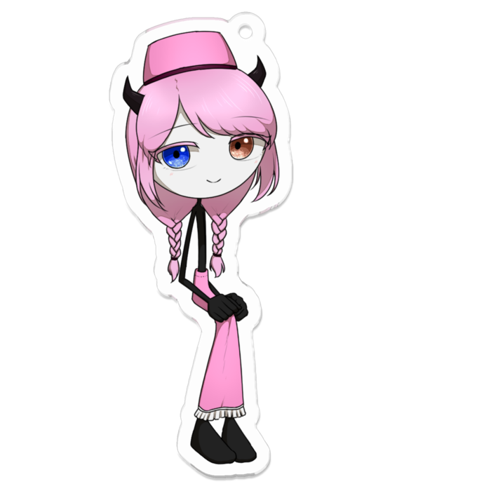 イラリア　アクリルキーホルダー - 70 x 70 (mm)