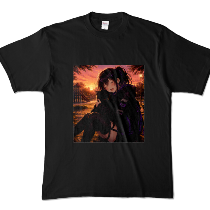 カラーTシャツ - XL - ブラック (濃色)