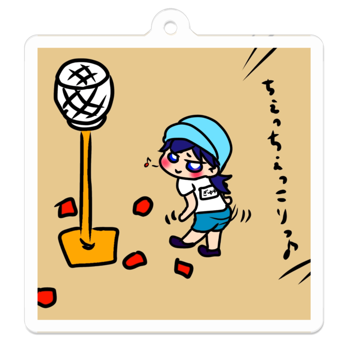 アクリルキーホルダー - 50 x 50 (mm)